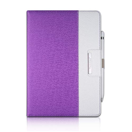 Thankscase Case for iPad 10.2, Rotating Case Leather Cover for iPad 7th Gen