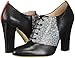 SJP by Sarah Jessica Parker Women's Chaucer Oxford Lace Up Pump, Black/Scintilla, 36.5 B EU (6 US)