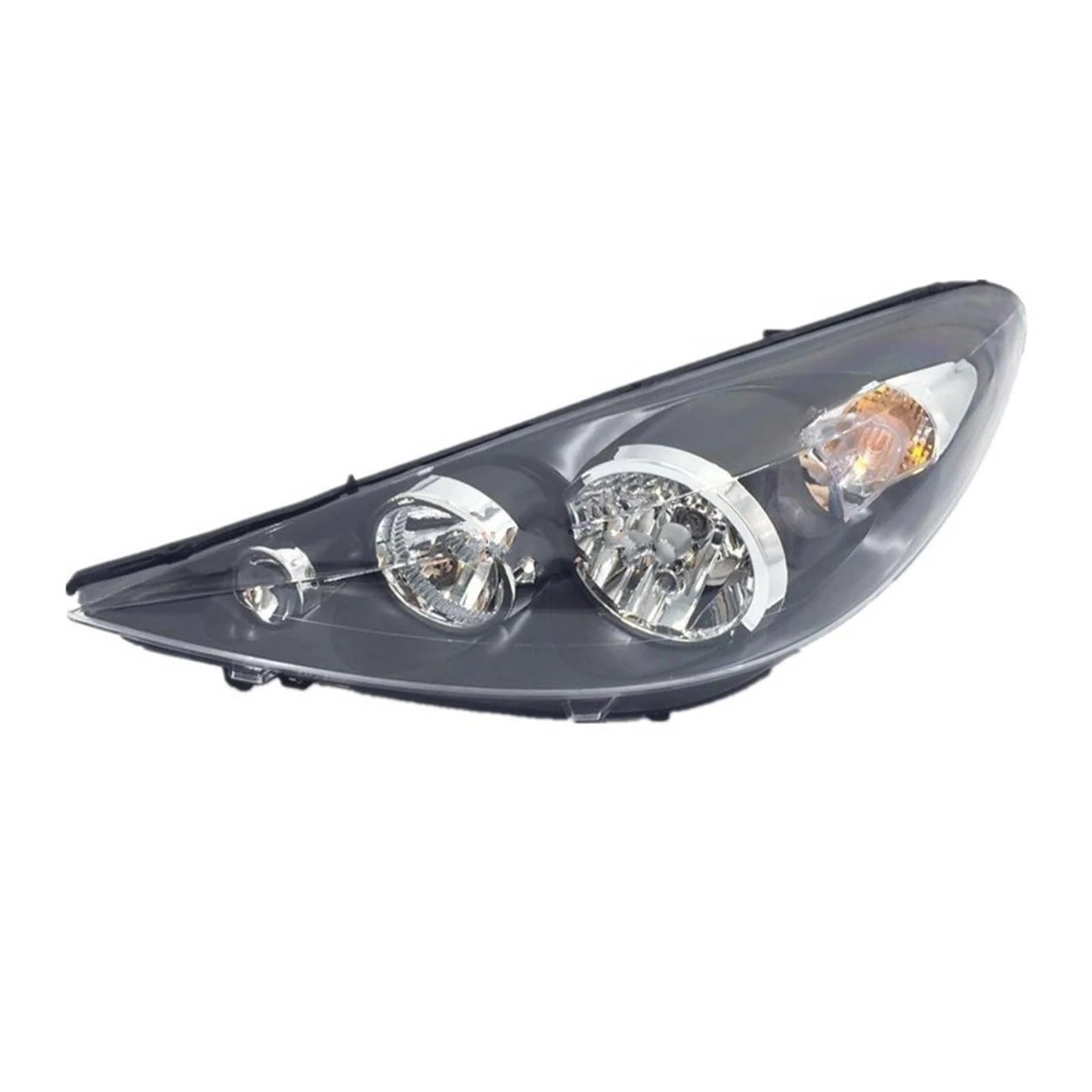 Fanale Anteriore Per Peugeot 207 2009 2010 2011 2012 2013 Fari Auto Gruppo Fari Sostituzione Lampada Anteriore Luci Auto Completo(Black Right)