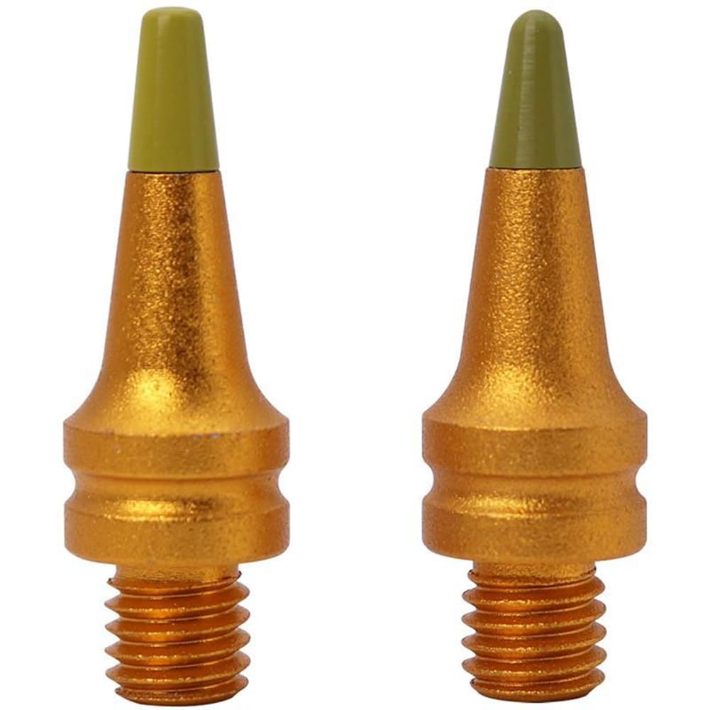 Aundhegrtt As Shown For Auto For Dent Repair-2 Pcs Hammer Tip Set In Aluminium Alloy M8 -On Interchangeable Design