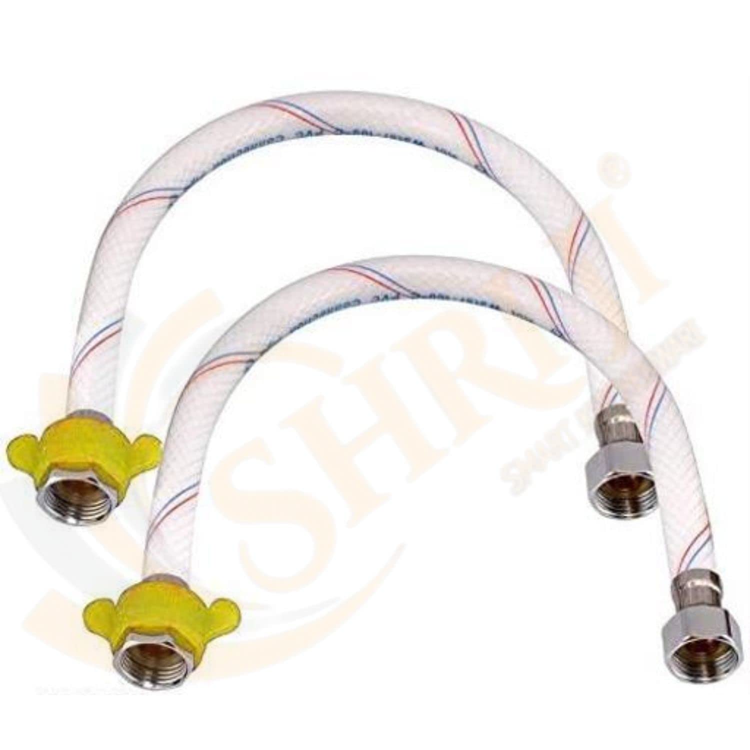 Shri ji Heavy Connection Pipe for geyser connection pipe for wash basin hose pipe (Silver, 36 Inch) - Pack of 2 (B09Q94GJDJ) Amazon Price History, Amazon Price Tracker