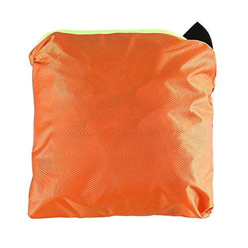 Festnight Raincoat impermeável impermeável com refletor Poncho impermeável com tira reflexiva (Orang