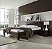 Produktbild Dreams4Home Massivholzbett 'Nizza', Massivholzbett, Bett, Massivholz, Buche, wenge, 90, 100, 120, 140, 160, 180, 200x200 cm, Doppelbett, Komforthöhe, Liegefläche:180x200 cm;Nachtkonsole:ohne Nachtkonsolen