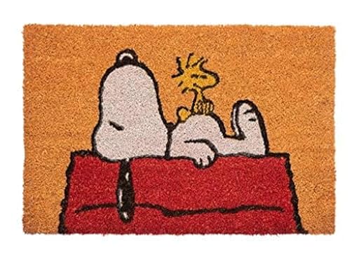 Grupo Erik Felpudo Snoopy - Felpudo Entrada casa Originales : Tapete Entrada casa, Snoopy Regalos : Decoracion hogar | Alfombra de Fibra de Coco Antideslizante e Impermeable (40x60cm) | Ya disponible en tu tienda friki favorita! En mundofriki.es!