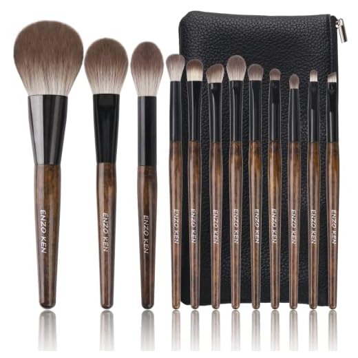 What makeup can you take in your hand luggage Natural Goat Hair Makeup Brush Set with Case