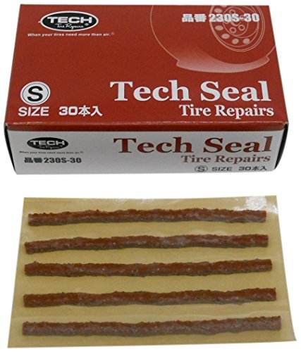 TECH テック パンク修理材 テックシール 230S -30 (スリム) 30本入り タイヤリペア、外面修理用, セメント不要