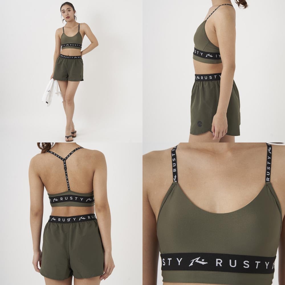 Amazon.co.jp: RUSTY(ラスティ) レディスRUSTY4点セット水着 BEG