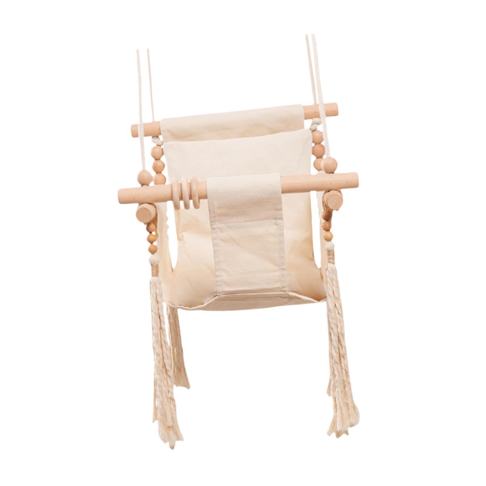 Columpio de para Madera para bebés y niños pequeños, Ideal para Interiores y Exteriores. Seguridad y Comodidad.