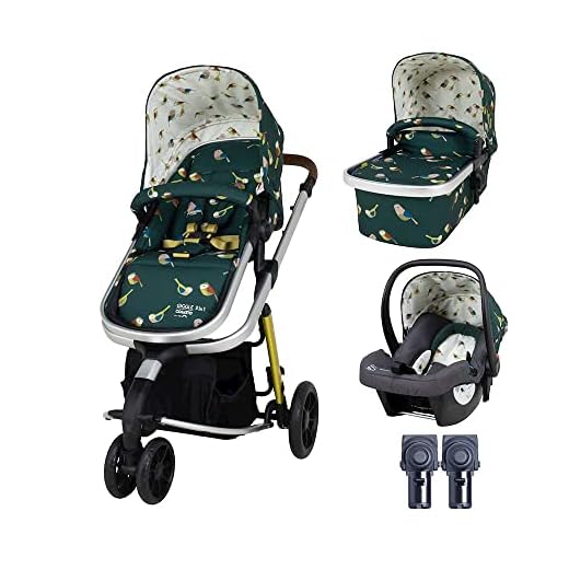 COSATTO Carrito Bebé 3 en 1 Giggle - Carro Bebé Nacimiento hasta 18kg. Cochecito Bebé con Capazo, Silla de Paseo y Silla Coche iSize 0+. Coche Bebé Ligero Fácil de Plegar con Protector Lluvia