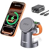 Station de Charge Pliable avec Lumière D'ambiance : Inclinaison jusqu'à 60°, permettant une utilisation flexible de votre iPhone en mode portrait ou paysage pendant la charge pour une portabilité maximale. Le design pliable économise de l'espace, tandis que la lumière intégrée et réglable par toucher la rend parfaite pour le domicile et les voyages. La lumière propose deux modes de commutation, ajustables selon vos préférences.