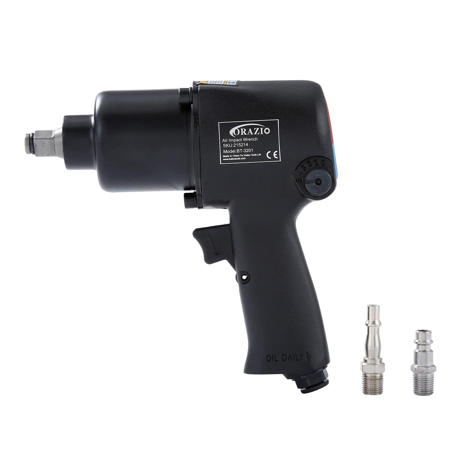 ORAZIO Air Impact Wrench 1/2" Twin Hammer 660N.M - Image 2