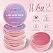 Libeauty Lash Lift Glue Balm Lash Lift Adhesive Strong Sticky Fruit Flavor Eyelash & Eyebrow Perm Glue Balm Brow Lamination Gel (Pink Peach, 10g/0.35oz)