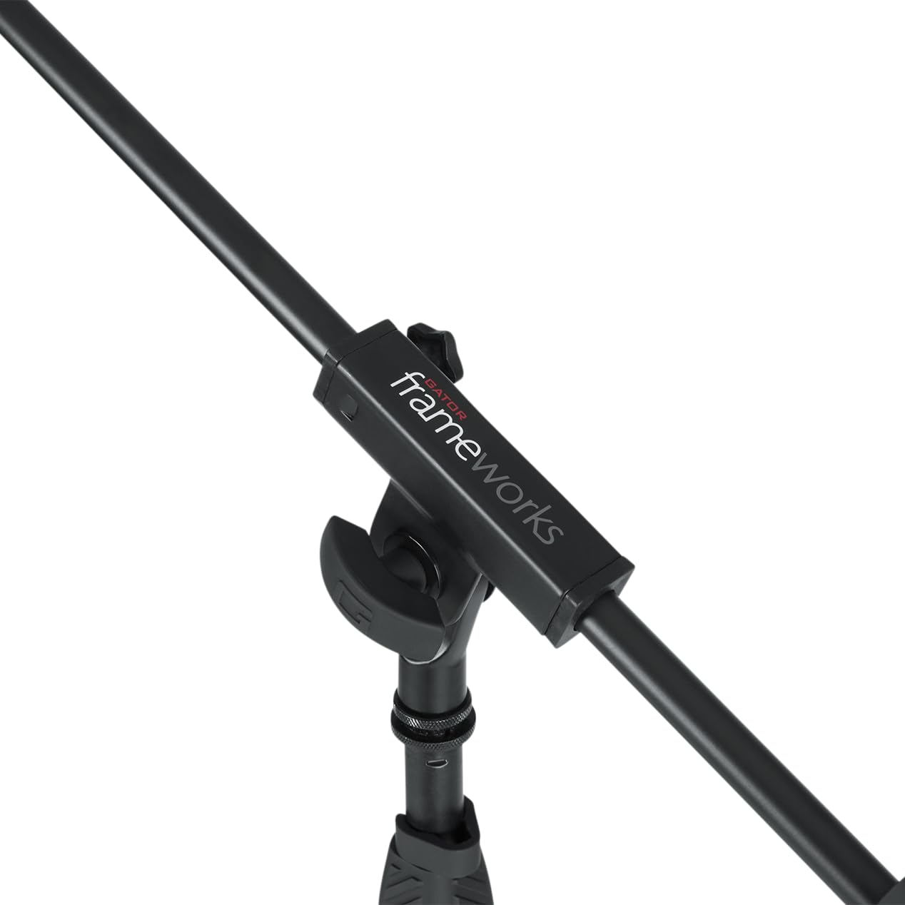 Gator Frameworks Pied de micro trépied standard avec bras articulé, adaptateurs 3/8" et 5/8" (GFW-MIC-2010)