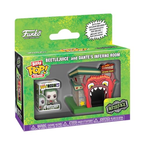 Ya en mundofriki.es: Funko Bitty Pop! Town: Beetlejuice - Dantes Inferno Room - Figura de Vinilo Coleccionable - Idea de Regalo - Mercancía Oficial - Juguetes para niños y Adultos - Figura Modelo para coleccionistas