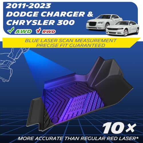 Image of Michelin Vehicle Mats for 2011-2023 Dodge Charger /Chrysler 300 AWD(4 Piece)