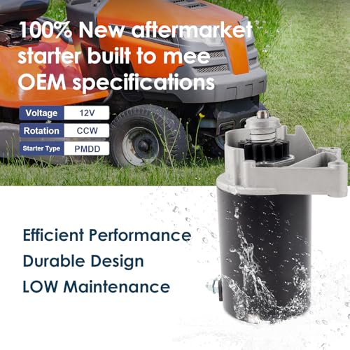 Ezexpreze SBS0008 New Starter for Briggs & Stratton Air Cooled/Cub Cadet 582 580 1604 1605 1606 1610 /John Deere 116 /Toro 216-5 Tractor /393017, 394674, 394808, 497596 /AM38984, AM39287 by E EZEXPREZE - Image 5
