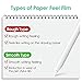 ELECOM Paper-Feel Screen Protector Designed for Drawing, Anti-Glare Scratch-Resistant Bubble-Free, Compatible with 12.9