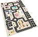Jngred Kids Car Rug Playmat with Non-Slip Rubber Backing，Car City Life Road Carpet，Child Car Traffic Rugs ，Train Track Play Mat(80×120cm/32×47in)