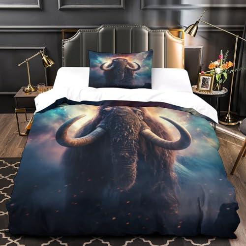 Impression 3D de imprimé parure de lit style jurassique en microfibre douce single 135x200 - 4