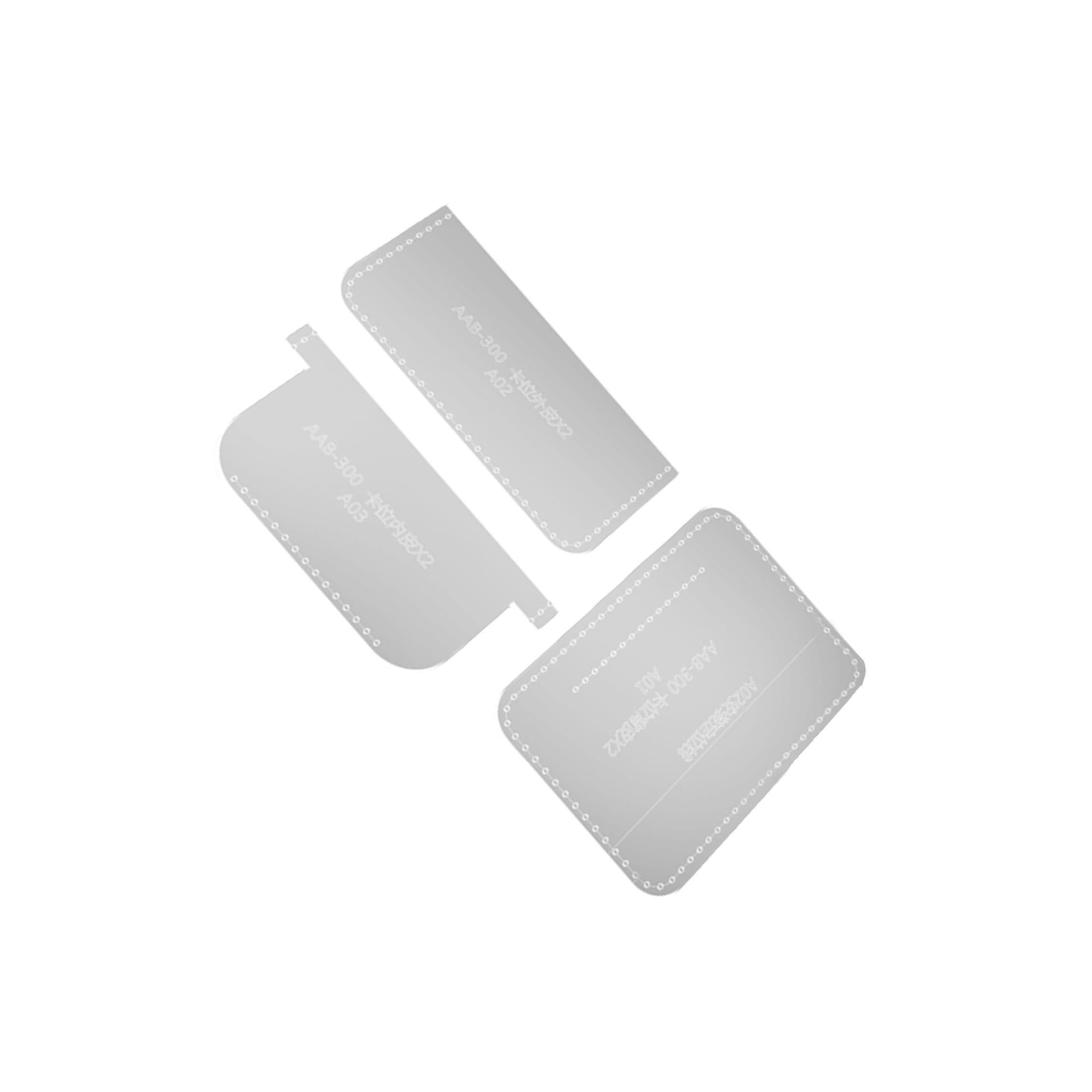 Alcxazs High Precision Wallet Leather Template Set Unique Tool For Crafting Card Holder Leather Templates And Purse Making Solutions Wallet Template Pattern