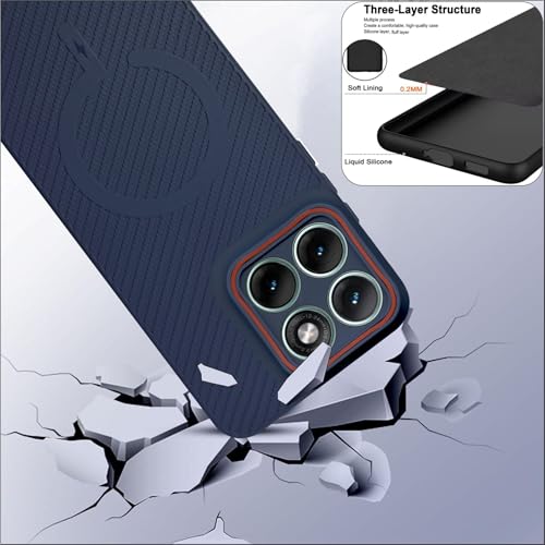 Image of SBMS Back Cover for Motorola Edge 70 Fusion 5G Soft Matte Silicone Cover with Slim Fit | (Not Mag-Safe Compatible) | Shockproof | Camera Protection Bumper Case for Moto Edge 70 Fusion (Blue)