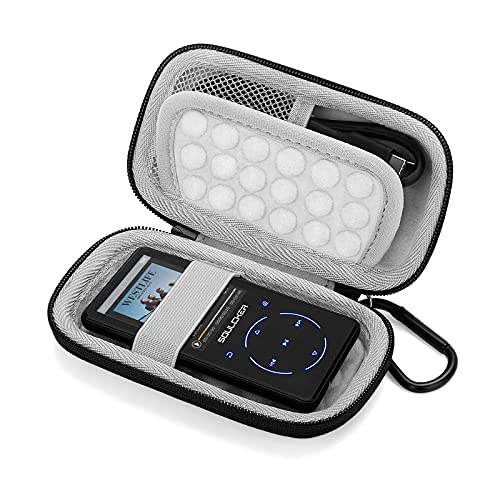 Yinke - Capa para reprodutor de MP3 MYMAHDI/AGPTEK/SuperEye/Victure, capa rígida, bolsa de Rangemen compatível com ecrã MP3 de 1,8, 2,4 polegadas (cinzento)