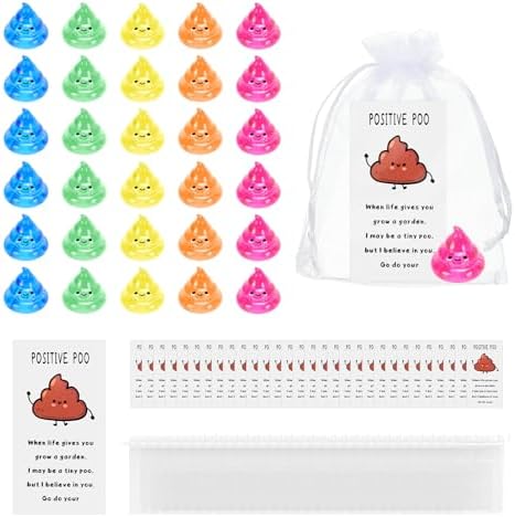 30Pcs Thank you Inspirational Poop Bulk Gift, Employee Appreciation Gifts for Coworkers, Positive Gift for Volunteer Staff Students Teacher Office Appreciation Gifts