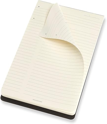 Miniatura 4 de Moleskine Almohadilla PRO, cubierta suave, grande (5 x 8.25 pulgadas), a rayasforradas, negro, 96 páginas