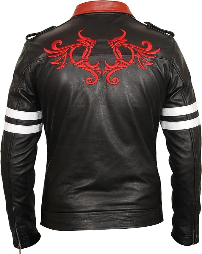 New Alex Mercer Prototype Jacket Faux Leather Jacket With Dragon