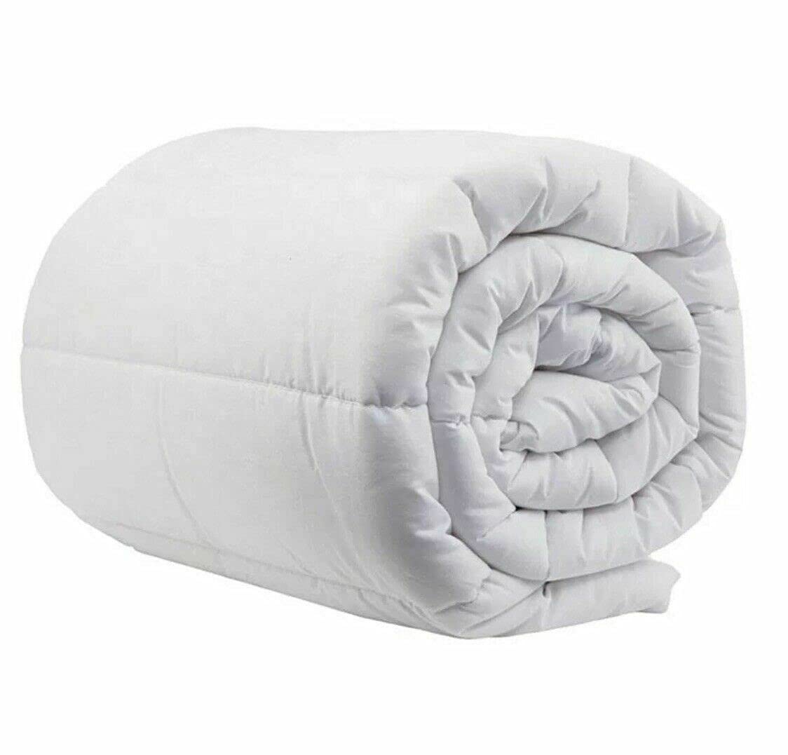 oceanevo DUVET QUILT HOLLOWFIBRE COROVIN THICK WARM FILLED QUILT CORVIN DUVET 4.5 10.5 13.5 15 TOG SOFT COSY SINGLE DOUBLE KING SUPERKING (13.5 TOG, King)