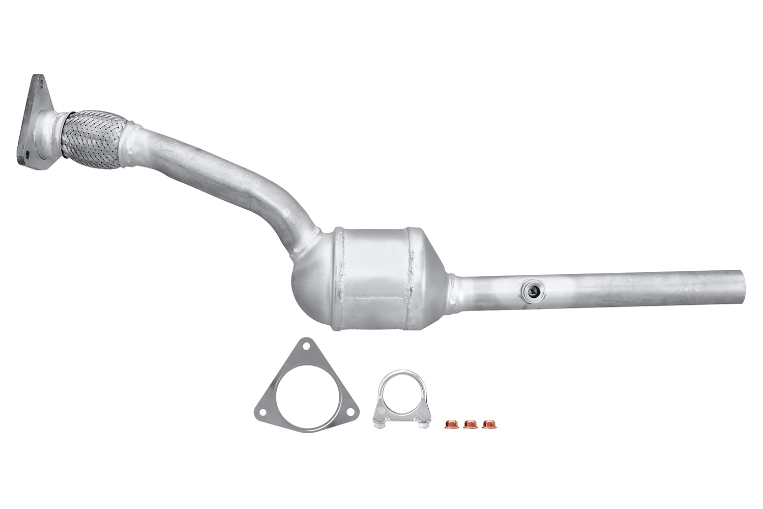 HELLA 8LE 366 053-611 Catalyseur - Easy2Fit® Kit - Euro 4 - une piece - Kit avec pièces d'assemblage - pour p.e. RENAULT LAGUNA II