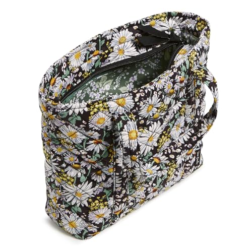 Cotton Mini Vera Tote Bag, Daisies White, One Size2