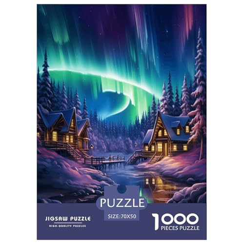 Puzzle de 1000 piezas imposible con diseño artístico, rompecabezas educativo de 70x50cm para adultos