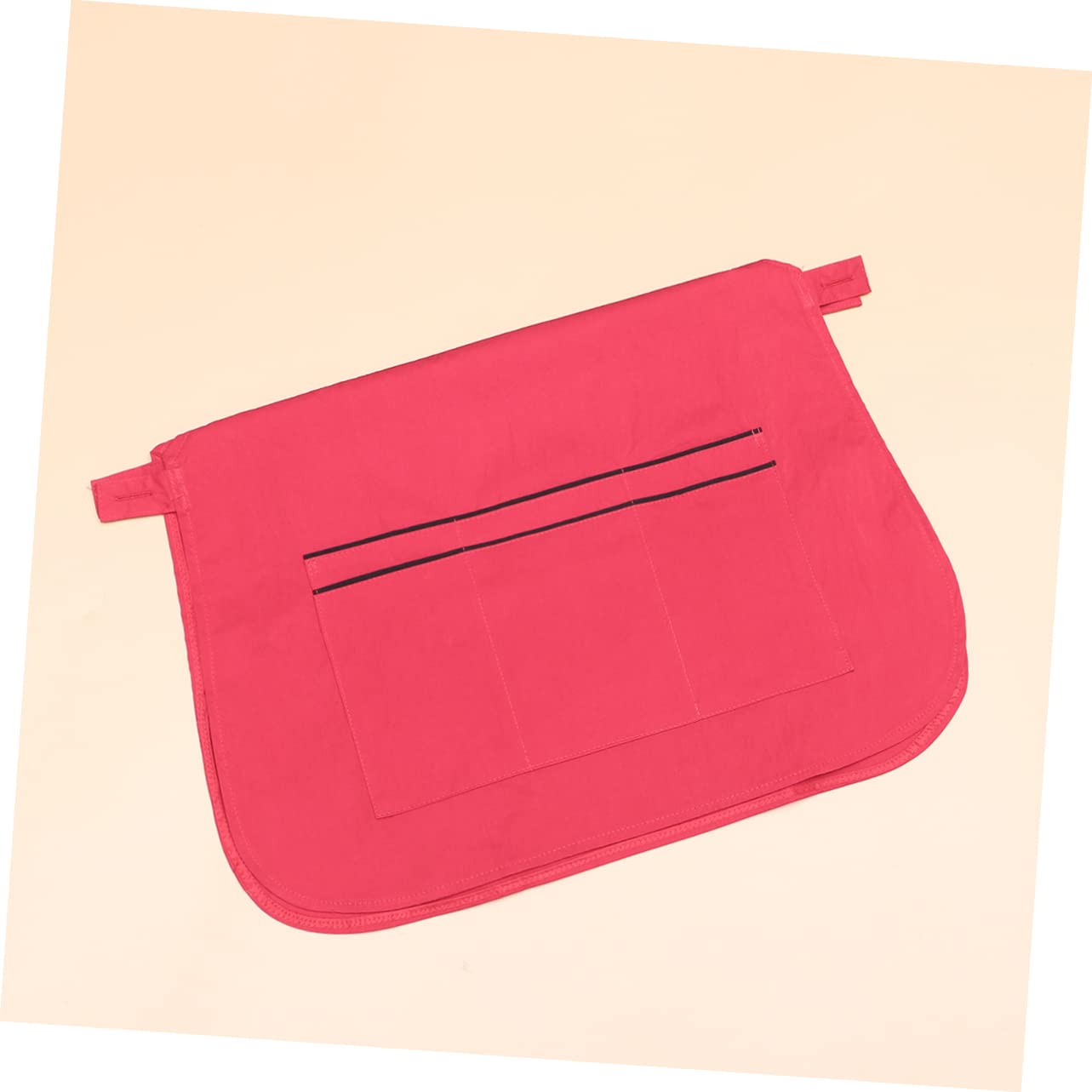 Mikinona Delantal Chaleco De Capa De Maquillaje Capa De Tinte Para El Cabello Capa De Corte De Pelo Ropa De Trabajo De Capa De Peluquería De Salón Bata De Aseo Rojo