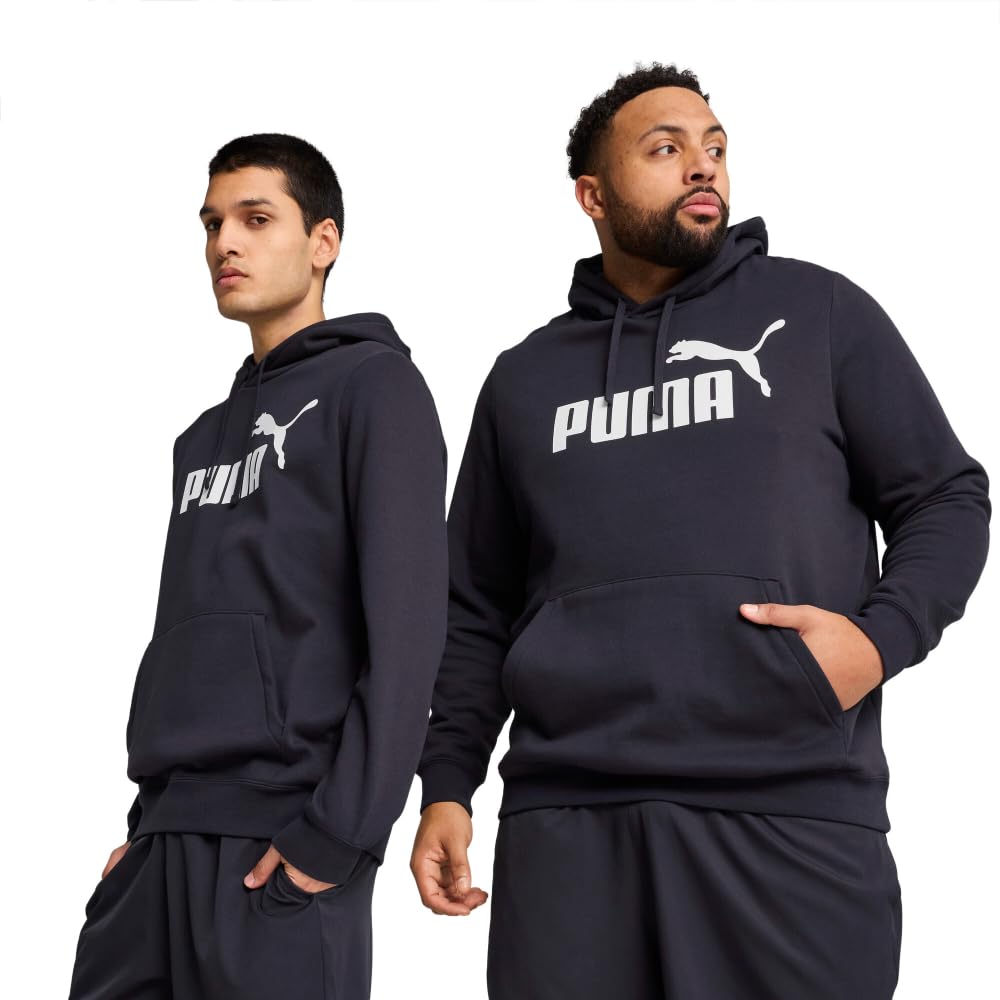 PUMA Mens Essentials No. 1 Logo Hoodie Casual Outerwear Casual - Black