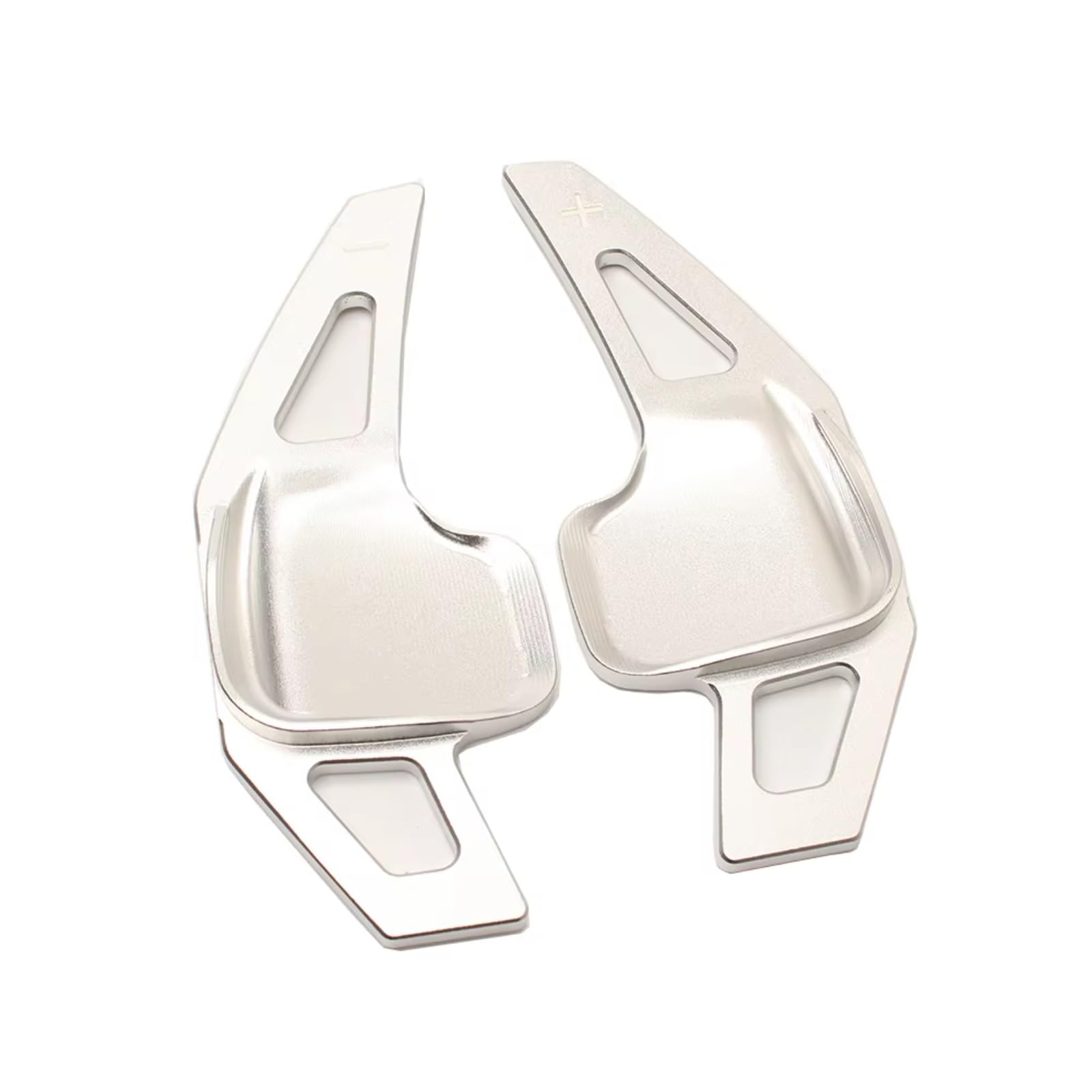 Ztguioq Silver Paddle Shifter Extensions Compatible With Bmw For F20 F21 F22 F23 F30 F31 F33 F34 F36 F06 F07 F15 F16 F48 Car Steering Wheel Paddle Shifter Extensions Kit(Silver)