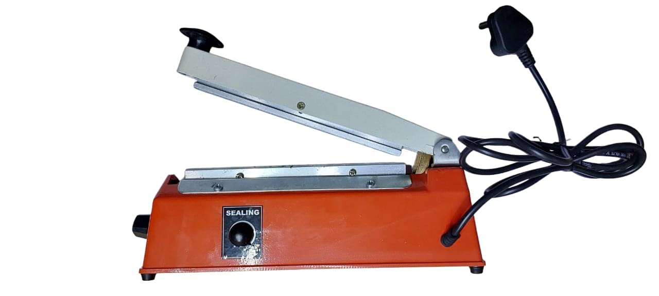 ZEN Orange 8" Hotbar 4 Line Design Direct Heat Sealing Machine for laminated & Aluminum Pouches only Electric Direct Heat Sealing Heat Sealer 15mm Laminated Pouches Bag Sealer Machine 4 Line Design-image-15