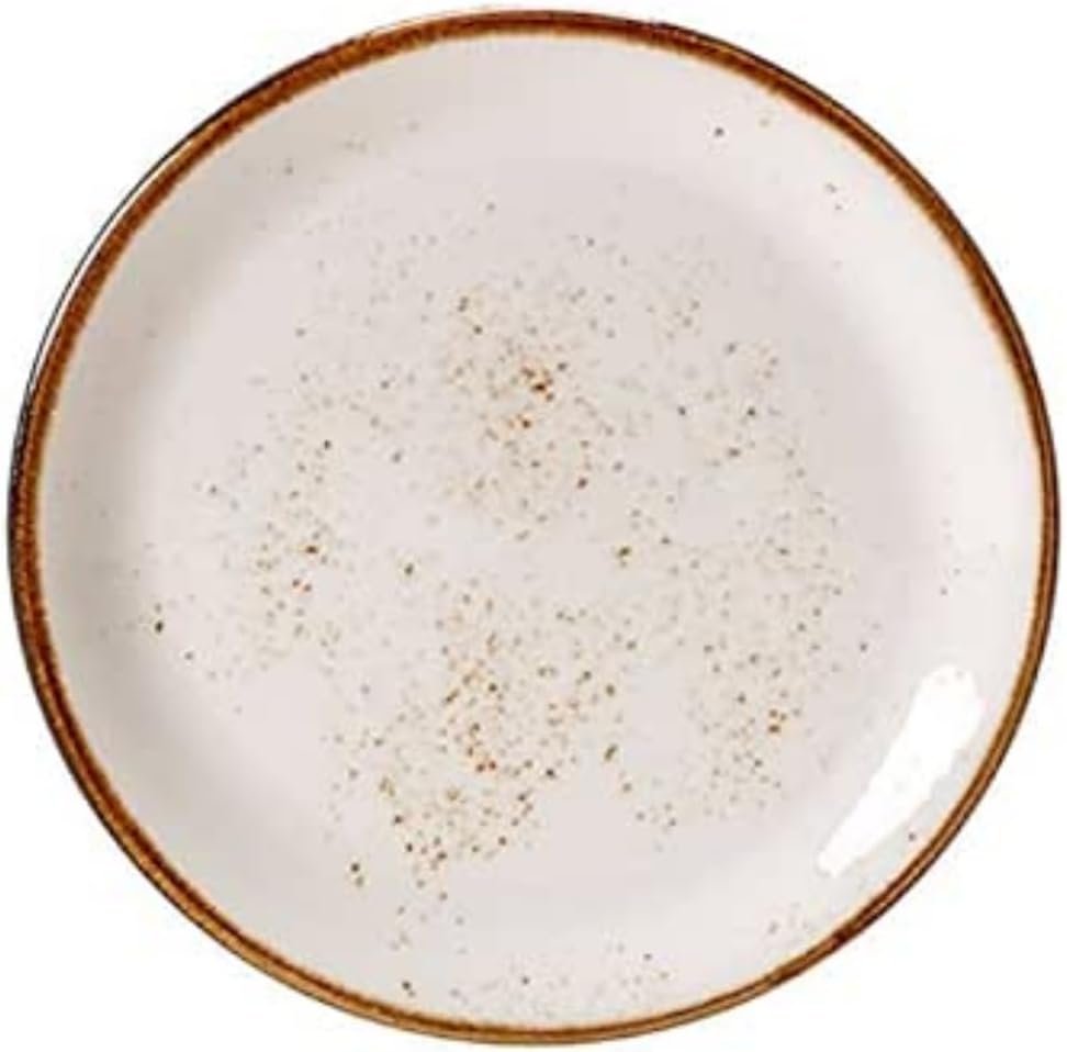 Steelite V565 Craft Coupe Plates, 153 mm, White/Gold Pattern (Pack of 36)