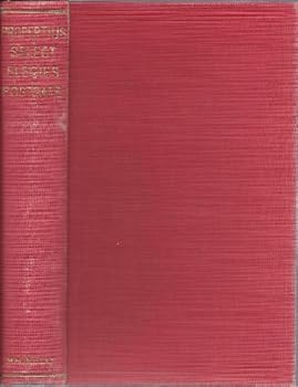Hardcover Select Elegies of Propertius Book