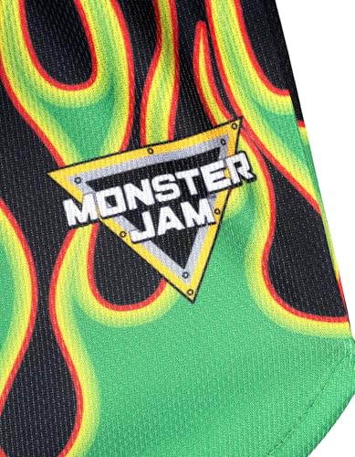 Image of Monster Jam Boys' Athletic 2-Piece T-Shirt and Shorts Set Toddler to Big Kid