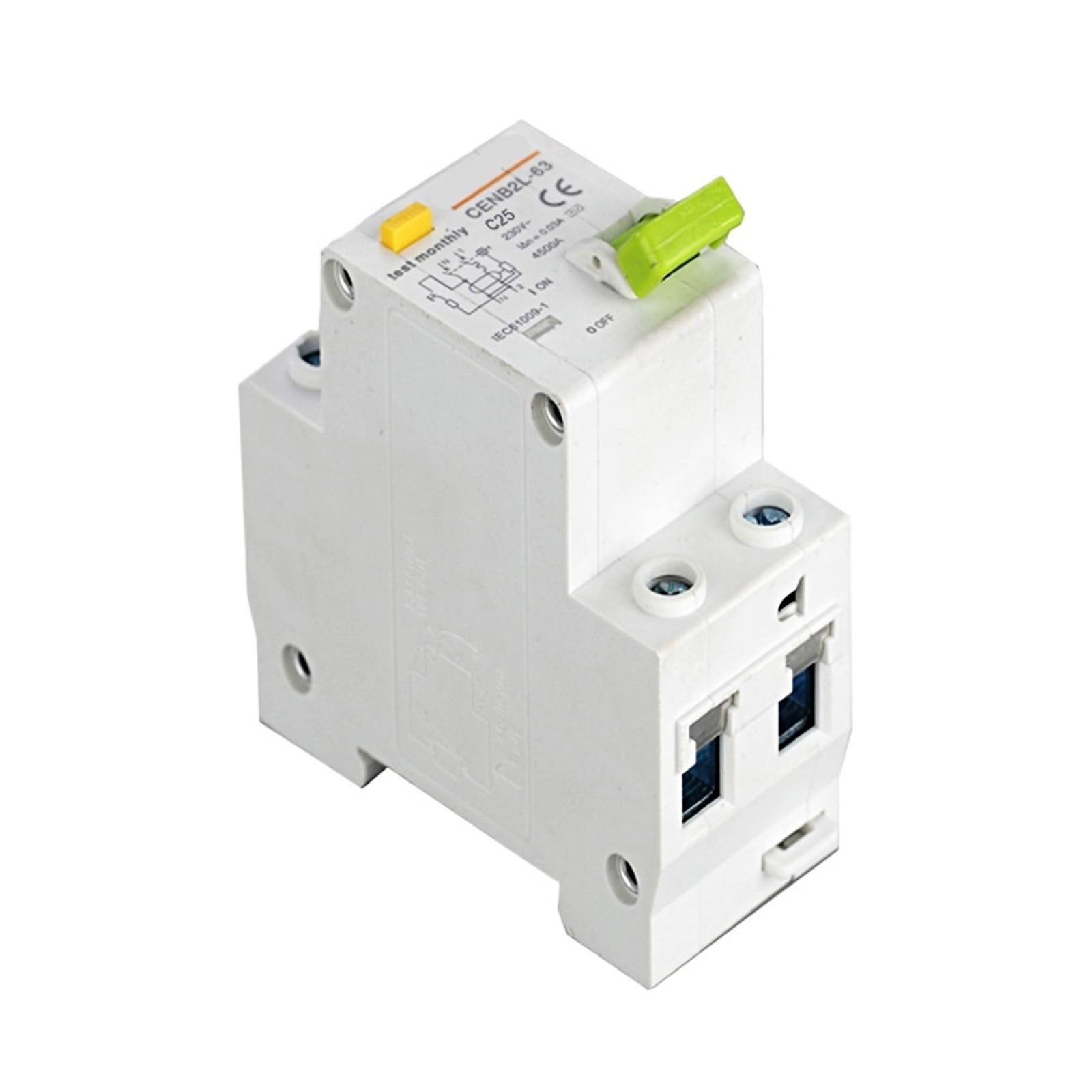 Wyłącznik automatyczny, Wyłącznik różnicowoprądowy różnicowoprądowy DPNL1P+N 10A16A 25A 32A 40A 50A 63A 230V~ 50HZ/60HZ(40A)
