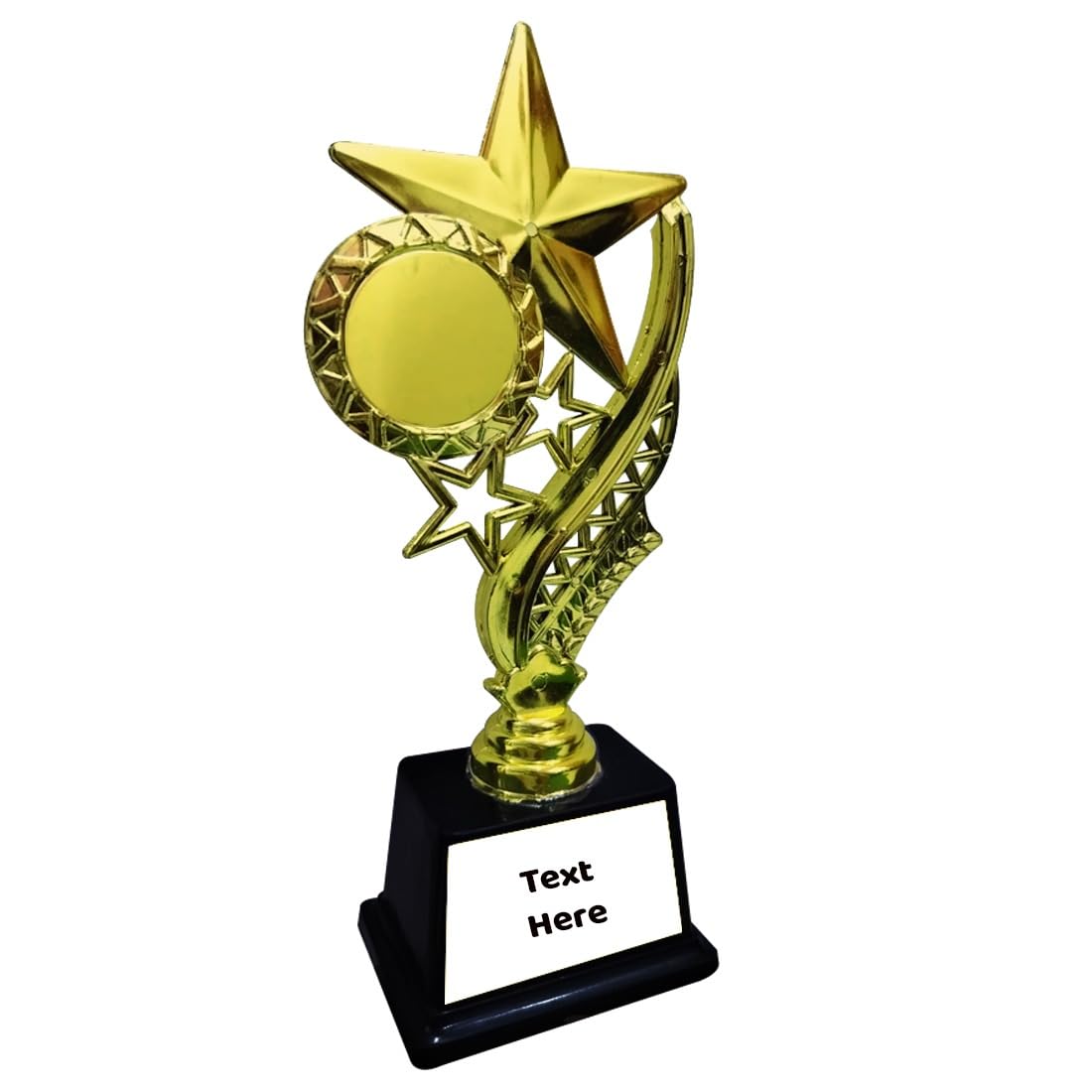 SAI UNIQUE GIFTS Customized Star Trophies with Plastic Base Shield for Winners Party Celebrations Ceremony Appreciation Gift Trophy Award for School Sport Academy for Teachers and Students-picture-20