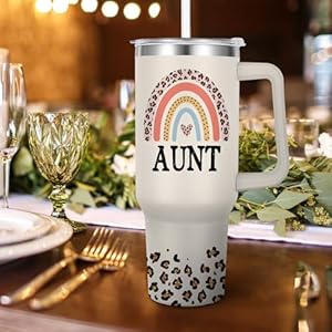 Aunt Tumbler 40oz,Aunt Stainless steel Insulated Travel Cup from Niece,Nephew Aunt Tumbler 40ozAunt Stainless steel Insulated Travel Cup from NieceNephew