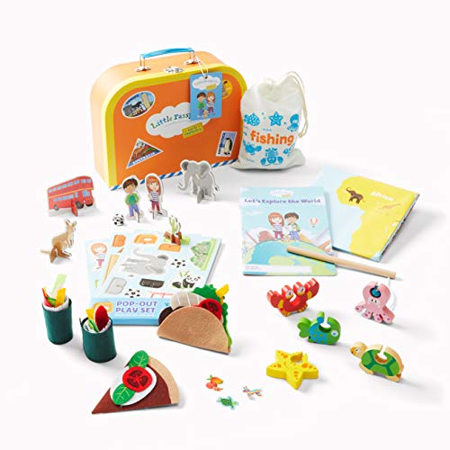 Little Passports: Early Explorers 3-Pack | Ages 3–5 | Hands-On Learning Kits About The World, Oceans & Food