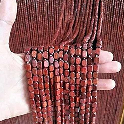 Rideaux en perles de bambou de design haut de gamme en bois naturel