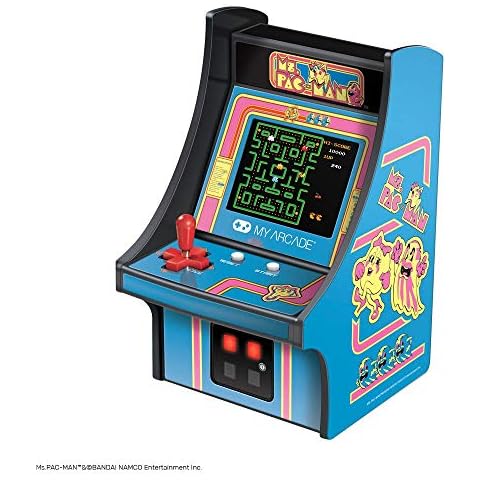 MY ARCADE DGUNL-3230 MS. Pac-Man Micro Player Retro Arcade Machine - 6 Inch Cover