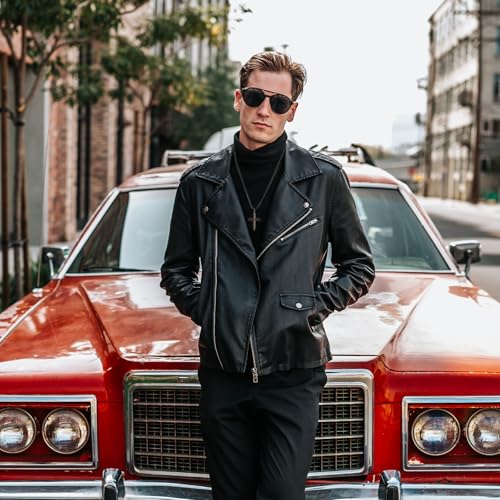 Cross Necklace for Men, Real Ebony Wooden Mens Cross Necklace Black Stainless Steel Christian Handmade Wood Pendant for Men, 24 Inch Box Chain4