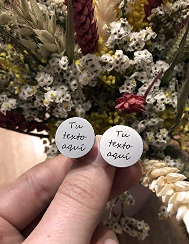 Variante de Always gemelos personalizados acero grabado boda