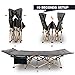 REDCAMP Oversized Camping cots for Adults 500lbs, Extra Wide Sleeping Cots Tall Sleeping Cots Heavy Duty, XL Cots Portable for Outdoor Indoor Office, Grey