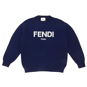 Amazon.co.jp: [フェンディ] 子供服 ニット セーター ネイビー